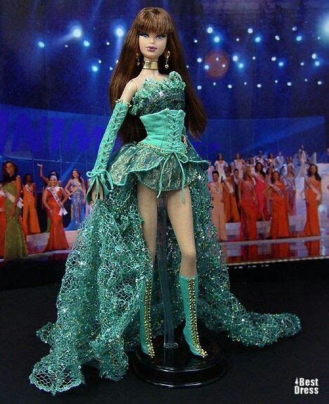 Miss World Doll Barbie Gowns Barbie Dress Doll Dress