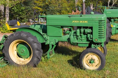 Vintage John Deere Model M Tractor Editorial Photography Image Of