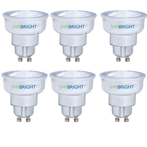 Viribright 50 Watt Replacement Mr16 Led Light Bulb 6 Pack Dimmable
