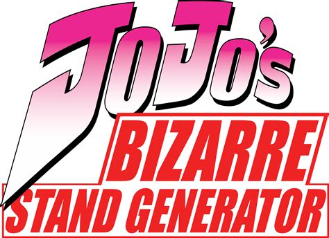 Download Jojo S Bizarre Stand Jojos Bizarre Adventure Logo Generator