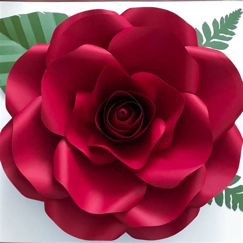 There are many different flower petal shapes and varieties to choose from. Paper Flowers - PDF COMBO of Large and Medium Rose Paper ...