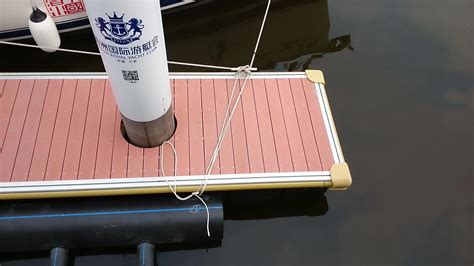 Floating Pontoon Pile Guide With Hot Dip Steel Structure Material Made