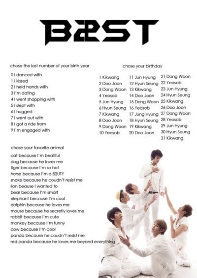 B2st Game Well Apparently I Slept With Yoseob Because He Loves Me