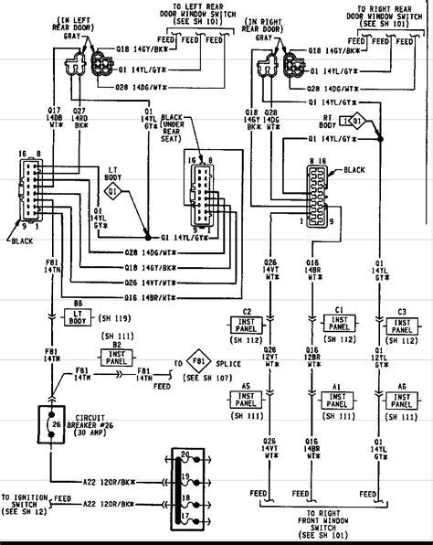 Diagnosis, loose or broken wire at the driver door. 2004 Jeep Grand Cherokee Driver Door Wiring Diagram - youthhigh-power