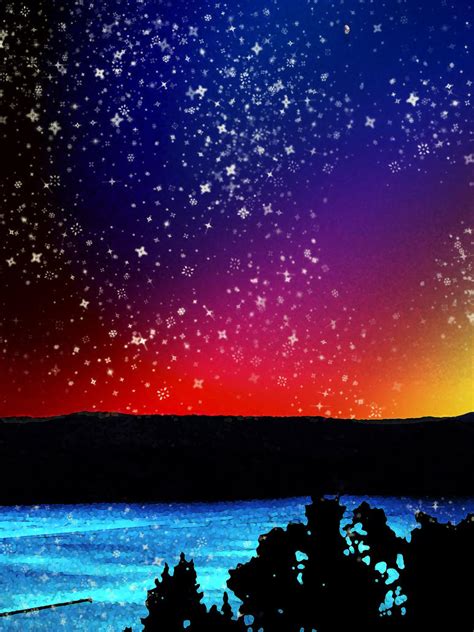 The Stars Do Shine At Sunset By Kitsunenotama On Deviantart