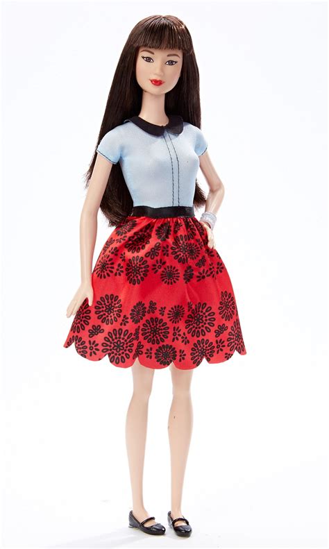Barbie Fashionistas Doll 19 Ruby Red Floral Original
