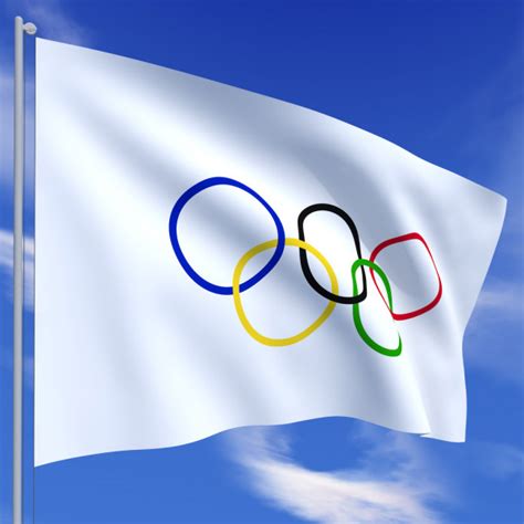Olympic Flag Stock Editorial Photo © Antonsokolov 1205912