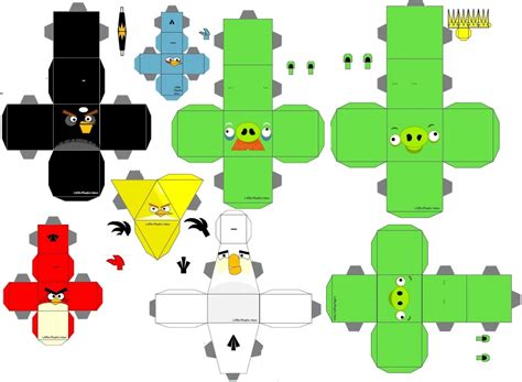 Hacer Figuras De Angry Birds De Papel Manualidades De Papel