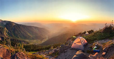 Maybe you would like to learn more about one of these? Sunset from Mt. Hood National Forest, Oregon. : camping