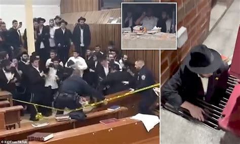 Orthodox Jews Cuffed In Nyc Synagogue Over Secret Tunnel Daily Mail