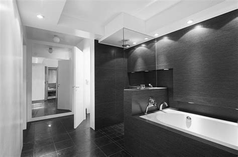 Think of a bathroom and you're most likely to picture boring white tiles. 20 Modern Bathrooms With Black Shower Tile