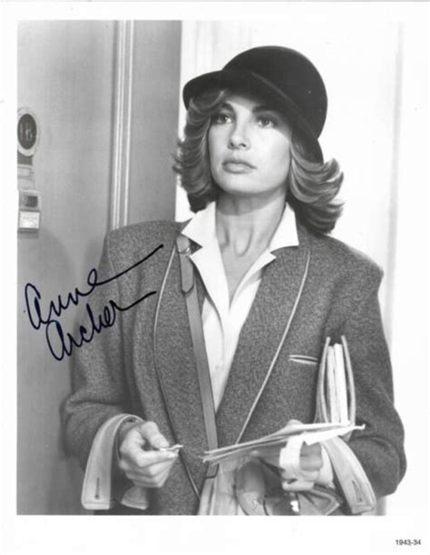 Anne Archer ‘hero At Large 1980 Regis Autographs