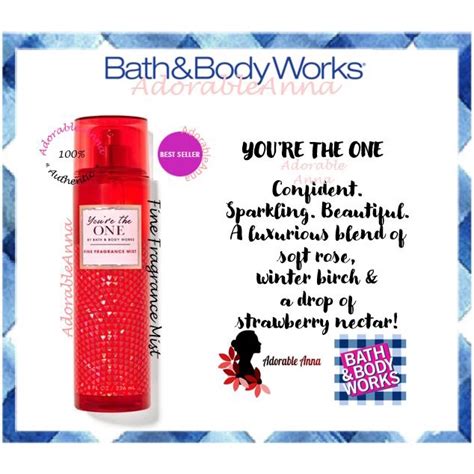 Bath And Body Works Bbw Ffm Body Mist Youre The One Shopee Malaysia