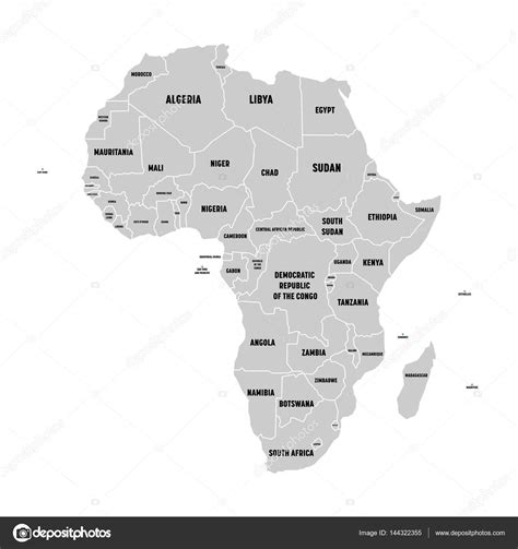 Map Of Africa With Labels 9 Myths Of Africa Shule Foundation