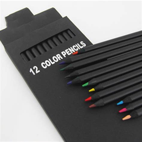 12pcsset Charcoal Pencil Colorful Sketch Drawing Sketching Pencil For