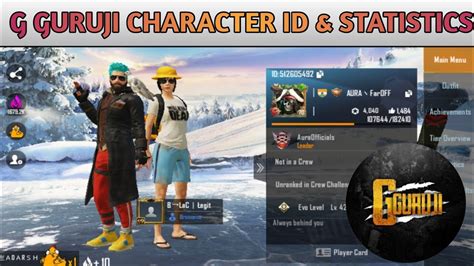 G Guruji Pubg Id Number, Statistics, Kd Ratio And Tier Overview By