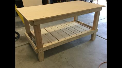 Easy To Build Simple Workbench Youtube