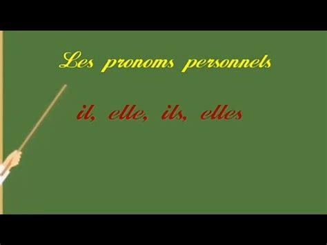 Les Pronoms Personnels Il Elle Ils Elles CP Exercices YouTube