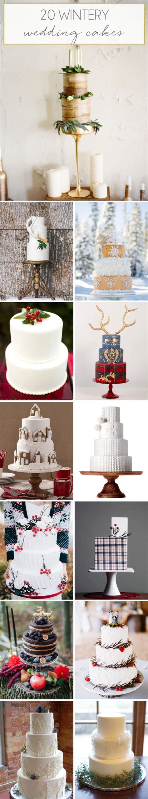 20 Crazy Gorgeous Winter Wedding Cakes Winter Wedding Cake Winter