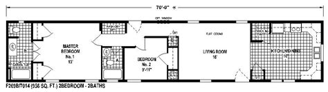 Amazing 14x70 Mobile Home Floor Plan New Home Plans Design