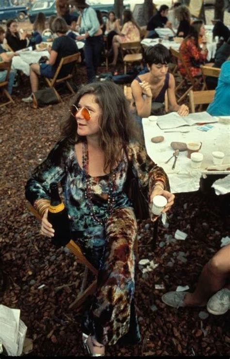 Janis Joplin Backstage At Woodstock R Oldschoolcool