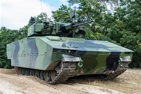 world defence news ascod gdels tracked apc ifv armored vehicle technical fact sheet