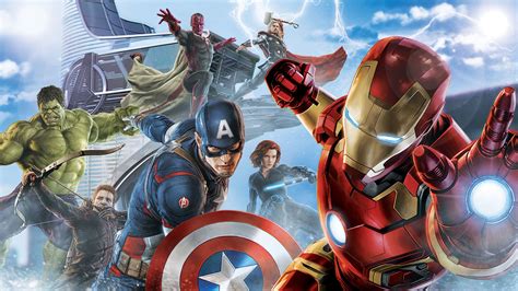 Desktop Wallpaper Avengers Iron Man Captain America Hulk Superhero