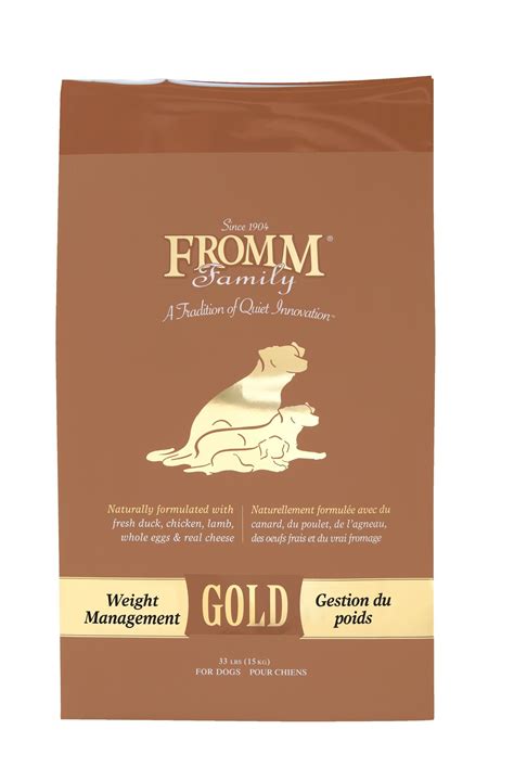 It has only nine everyday ingredients, along with natural flavoring and. Fromm Gold Weight Management Dry Dog Food | PetOnly.ca