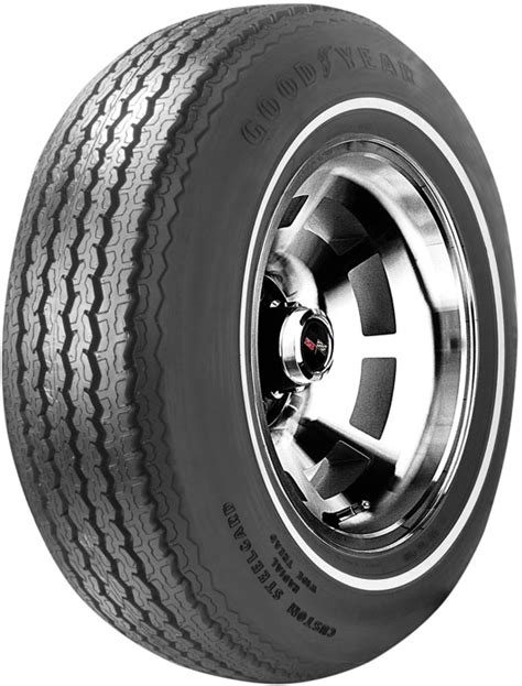 Goodyear india live nse/bse share price: Goodyear GR70/15 Steelgard White Stripe Muscle Car Tires ...