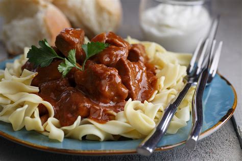 Prairie Pork Goulash Great Tastes Of Manitoba Recipe Pork Goulash