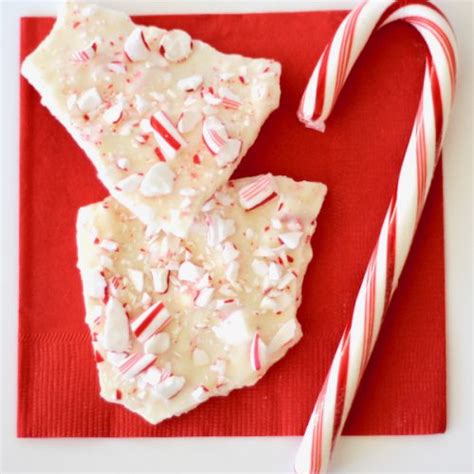 Candy Cane Bark Recipe 2 Ingredients The Frugal Girls
