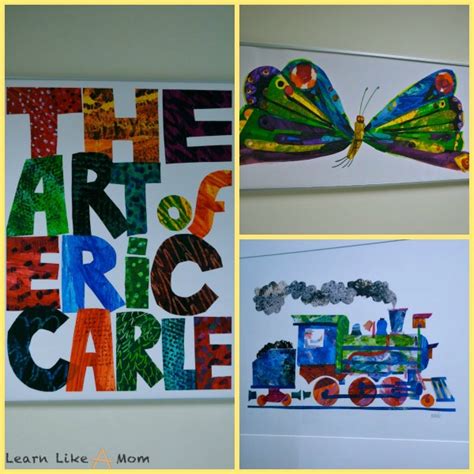 Eric carle (born june 25, 1929) is an american designer, illustrator, and writer of children's books. Learn Like A Mom! Eric Carle Hallway of Illustrations - Learn Like A Mom!