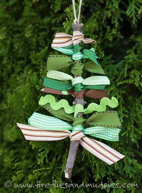 How To Make A Scrap Ribbon Christmas Tree Ornament Recipe Christmas