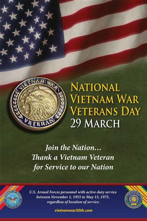 All orders are custom made and most ship worldwide within 24 hours. National Vietnam War Veterans Day (Poster) | Article | The ...