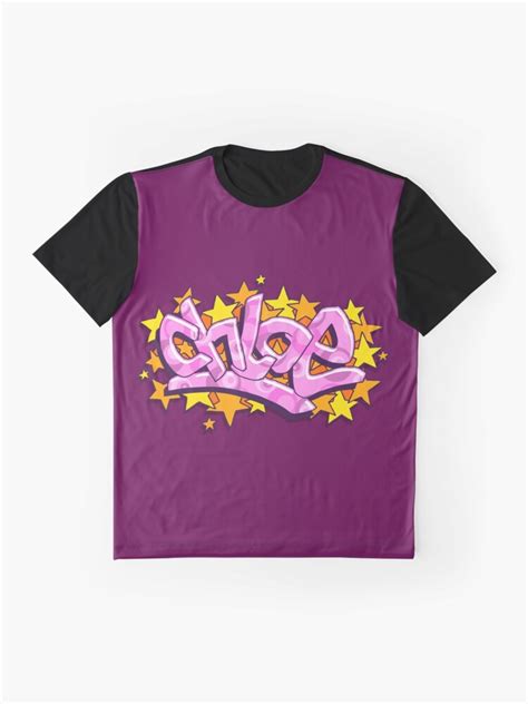 Chloe Graffiti Lettering Graphic T Shirt By Namegraffiti Redbubble