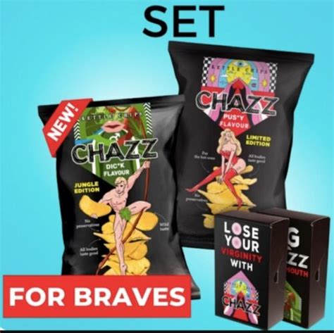 Chazz Pussy Flavor And D Ck Flavor Potato Chips Gift Box A Party Prank