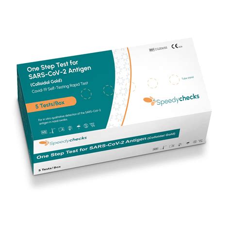 Buy Speedychecks Covid-19 Antigen Lateral Flow Test Kit | 5 Tests | Not