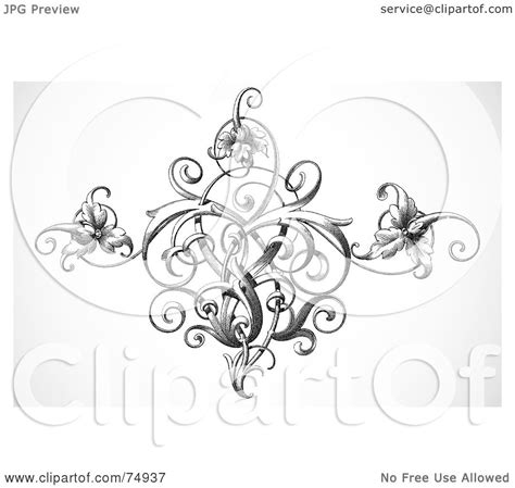 Royalty Free Rf Clipart Illustration Of A Vintage Black And White