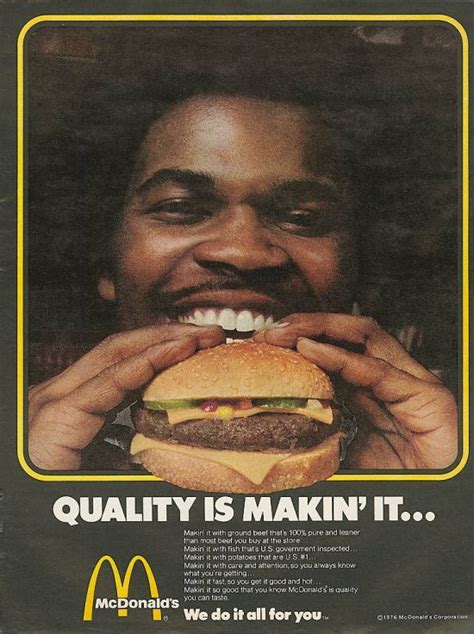 Quality Is Makinit Vintage Mcdonalds Mcdonalds Ads Retro Ads