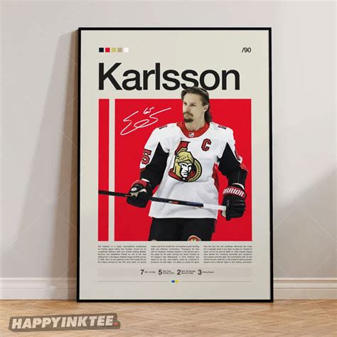 Erik Karlsson Pittsburgh Penguins Poster