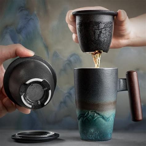 The Nepal Coffee Tea Mug Ecletticos Pottery Mugs Ceramic Tea Cup