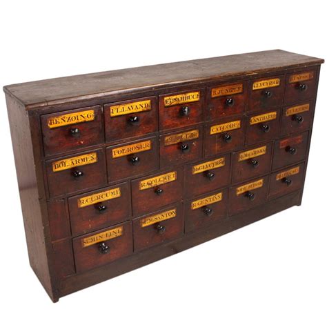 Antique apothecary chest of drawers chemist pharmacy victorian circa 1870 a stunning and extremely large victorian apothecary chemist of drawers or cabinet comprising of 54 drawer. Antique English Apothecary Chest at 1stdibs