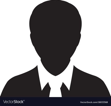 Person Icon Male User Profile Avatar Royalty Free Vector