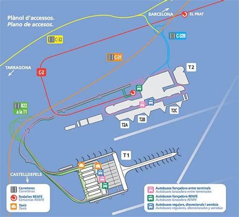 El Prat Airport Map