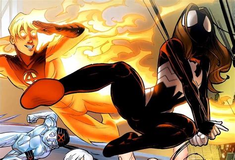 Human Torch And Spider Girl Earth 1610 Ultimate