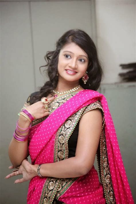 Cinema Daddy Actress Sandeepthi Half Saree Spicy Photos Gallery