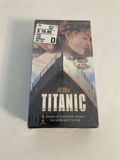 Titanic Vhs 2 Tape Set Leonardo Dicaprio 1997 Movie Newsealed 900