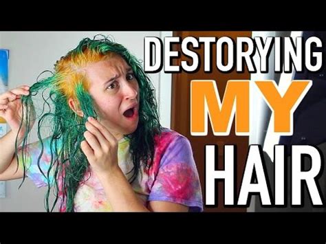 The problem with overly bleached hair is that the colour pigment has been stripped out. Bleaching My Hair.. GONE WRONG. - YouTube