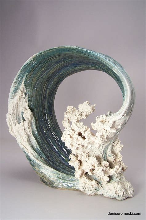Waves Denise Romecki Ceramic Sculpture