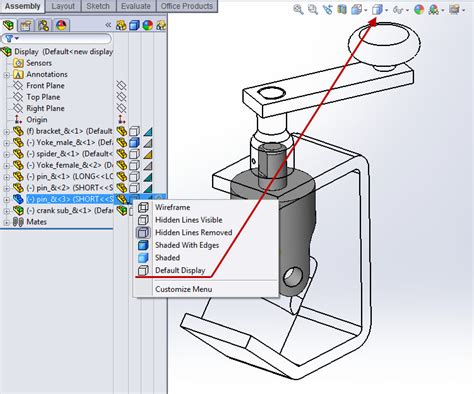 Why And How To Use Display States In Drawings Solidworks Tutorials Goengineer